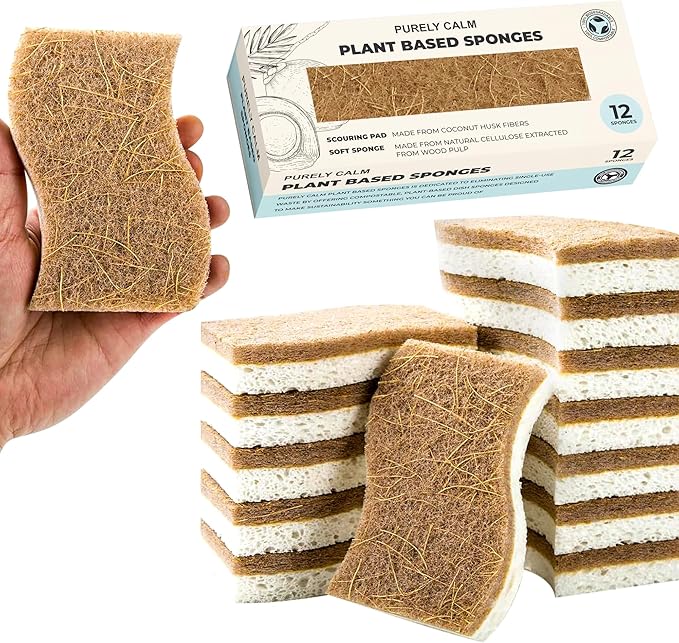 Plant Based Natural Sponge by PURELYCALM
