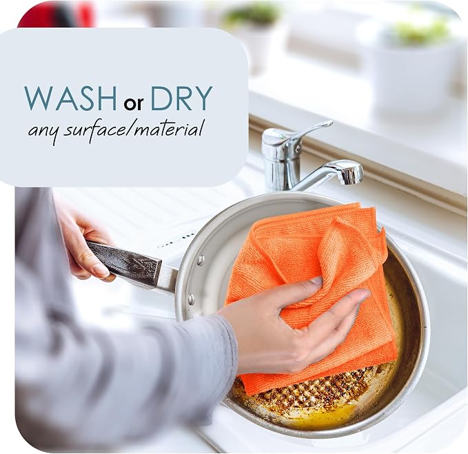 Hearth & Harbor Microfiber Cleaning Cloth, Microfiber Towels - Image 3