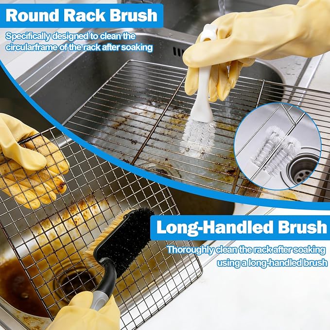 XANGNIER 9 Pack Oven Rack Cleaning Bags Kit - Image 6