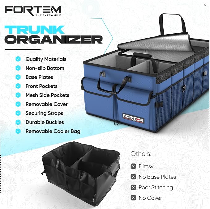 FORTEM Trunk Organizer with Cooler - Image 7