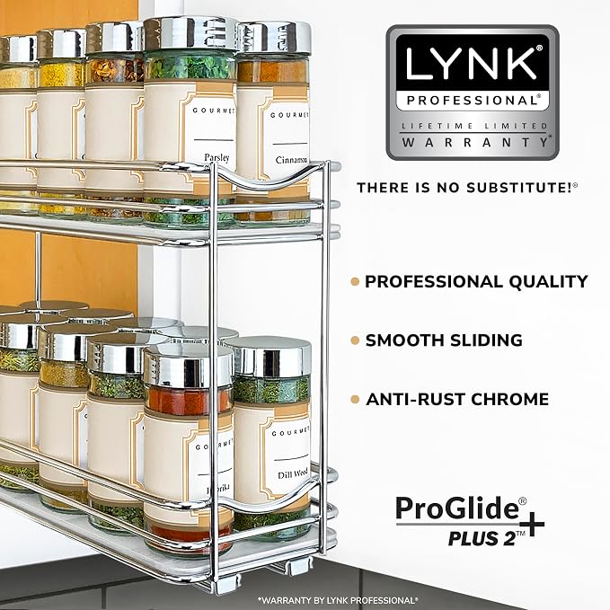 LYNK PROFESSIONAL® Pull Out Spice Rack Organizer - Image 2