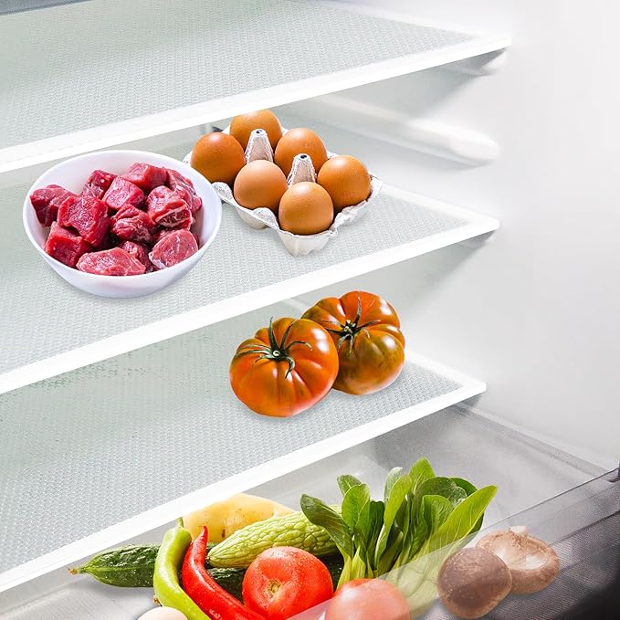 20Pcs Refrigerator Liners, Washable Fridge Liner Shelf Mats Refrigerator Pads by Daixers
