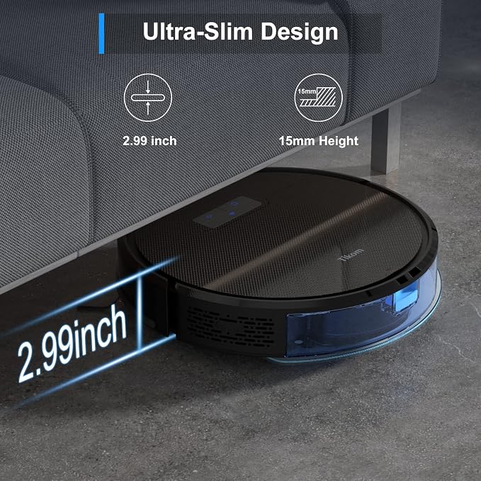 Tikom G8000 Pro Robot Vacuum and Mop Combo, 4500Pa Suction, 150Mins Max - Image 7