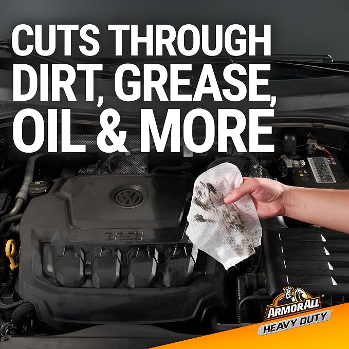 Armor All Heavy Duty Cleaning Wipes, Disposable Car Wipes - Image 2