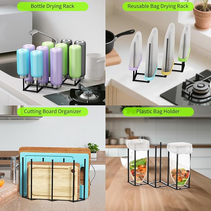 Collapsible Bottle Drying Rack, Foldable Baby Bottle Drying Rack, Portable - Image 4