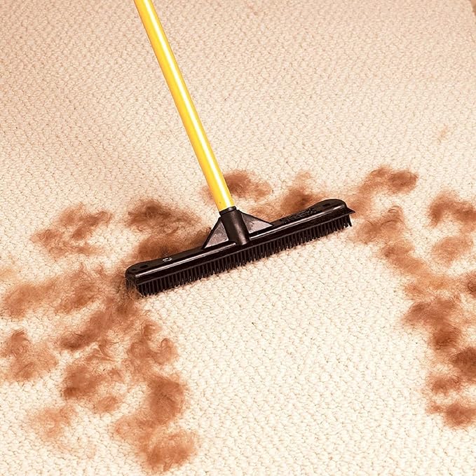 Dutch Rubber Broom 12 Head- 12 Inches Rubber Broom Head Only Fits Any Handle! - Image 3