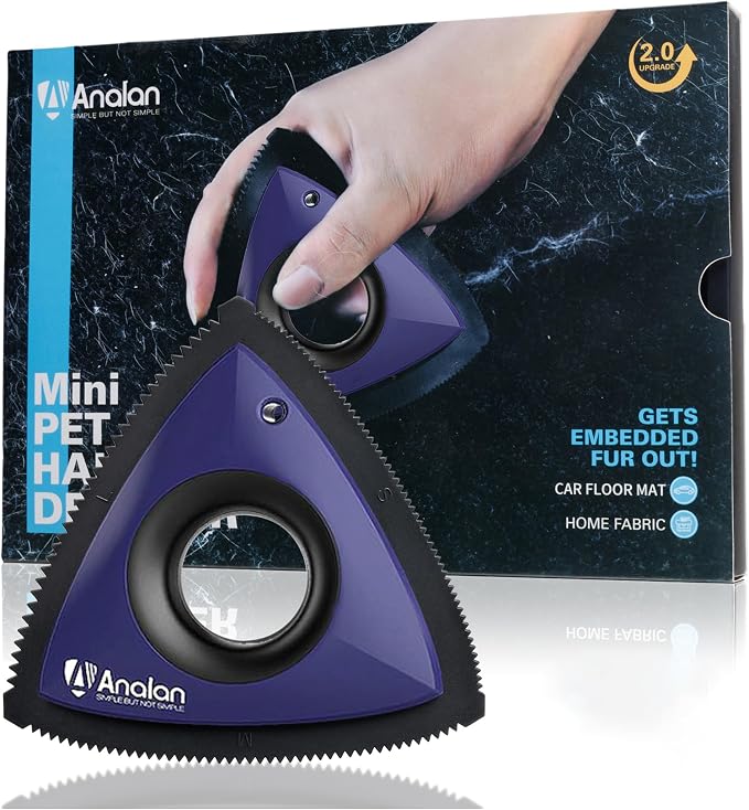 Analan Mini Pet Hair Remover, Triangle Design by ANALAN