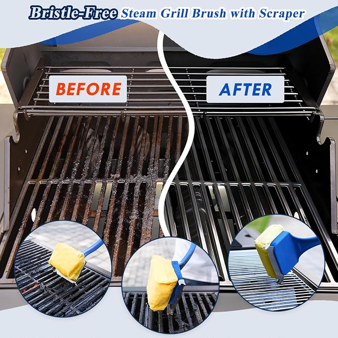 Grill Brush Bristle Free, BBQ Grill Brush - Image 4