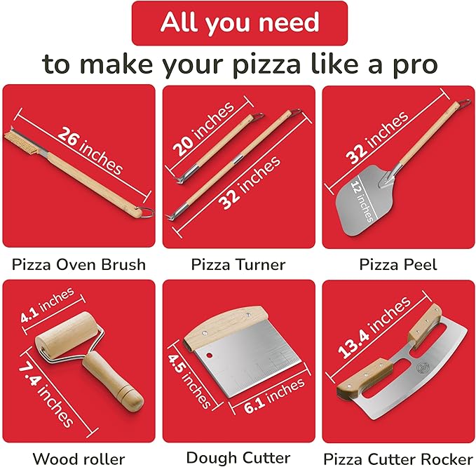 Premium Pizza Oven Accessories Kit - Image 5