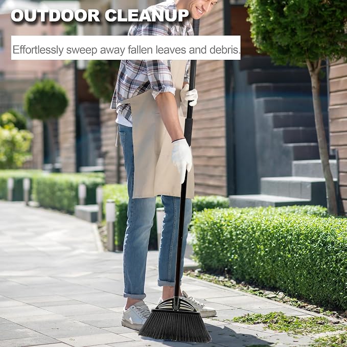 Four-Section Rod Long-Handled Broom, Heavy-Duty Broom, Angle Broom - Image 2