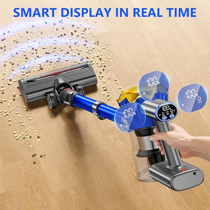 Cordless Vacuum Cleaner, 450W 40Kpa Powerful Stick Vacuum, Vacuum Cleaners - Image 5