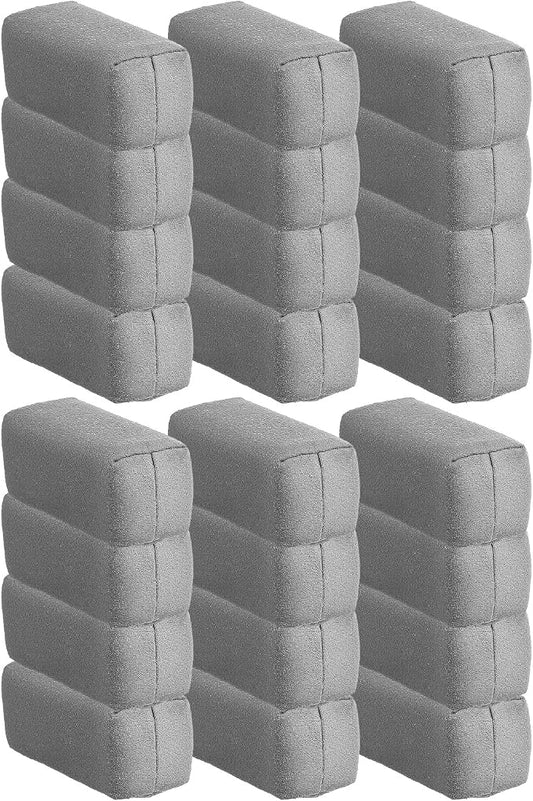 24 Pack Microfiber Applicator Pads Suede Detailing Sponges by Molain