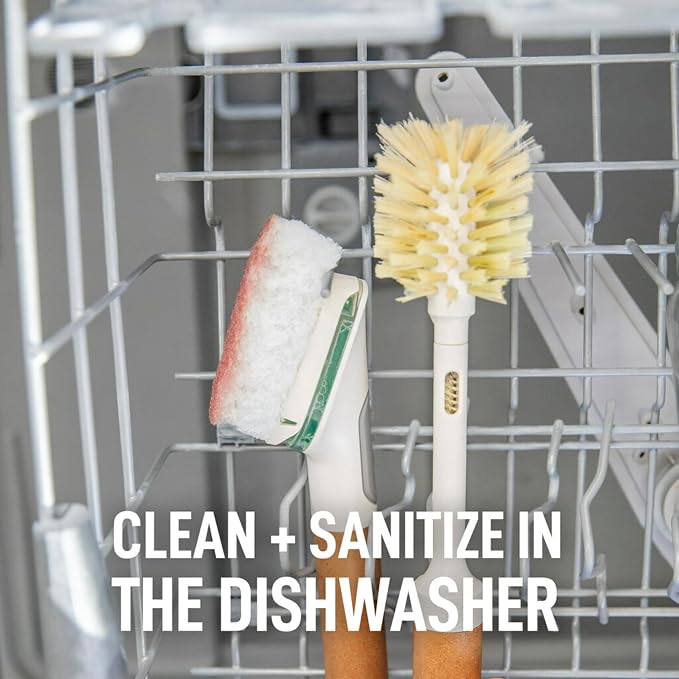Scotch-Brite Greener Clean Non-Scratch Dishwand Refill, 14 Dish Wand Sponge - Image 8