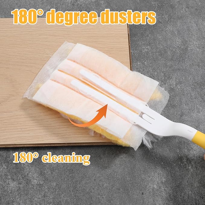 62 Pcs Duster Refills for Swiffe Duster, 360° Heavy Duty Dusters Refill - Image 5