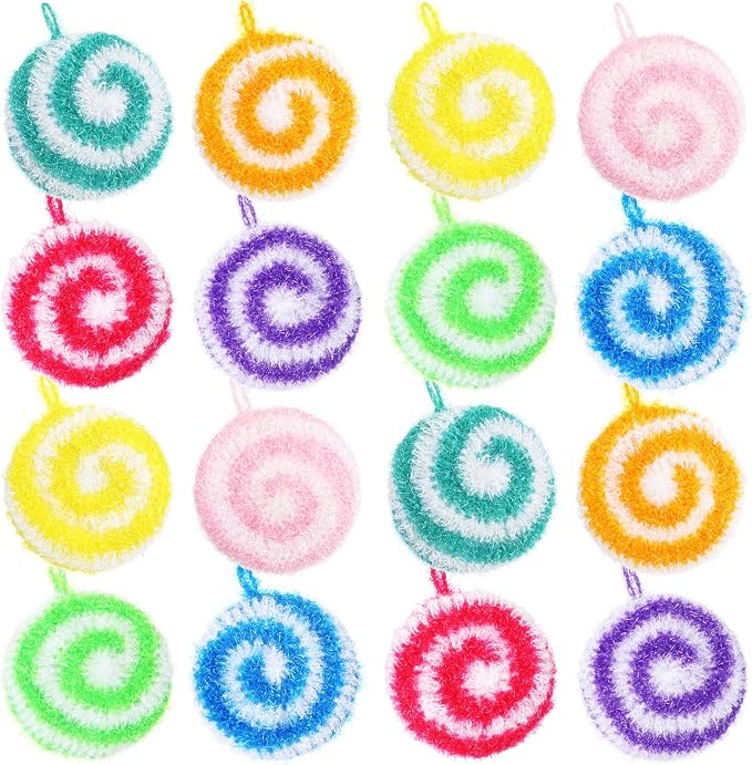 Kenning 12 Pcs Dish Scrubber Non Scratch Dish Washing Scrubbers Reusable by Kenning