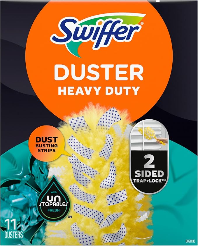 Swiffer Dusters Multi-Surface Heavy Duty Duster Refills, Unstopables Fresh Scent - Image 17