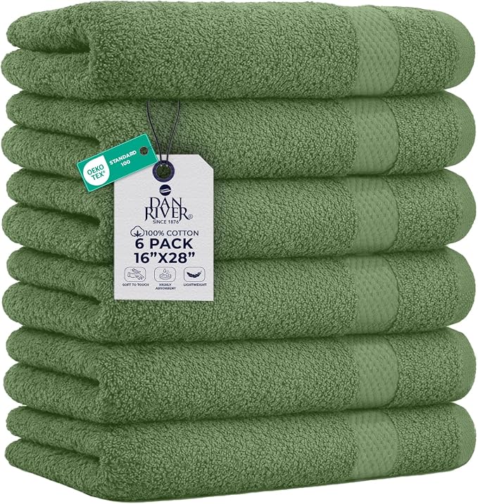 DAN RIVER Luxury Hand Towel – Soft, Quick-Drying, Premium Cotton Towel by DanRiver