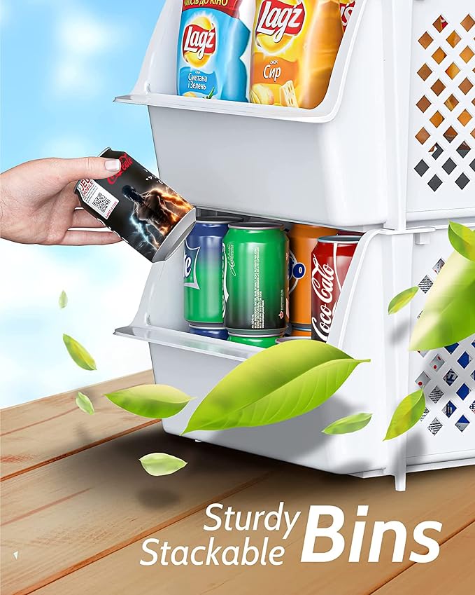 TidyFriend Plastic Stackable Bins - Image 7