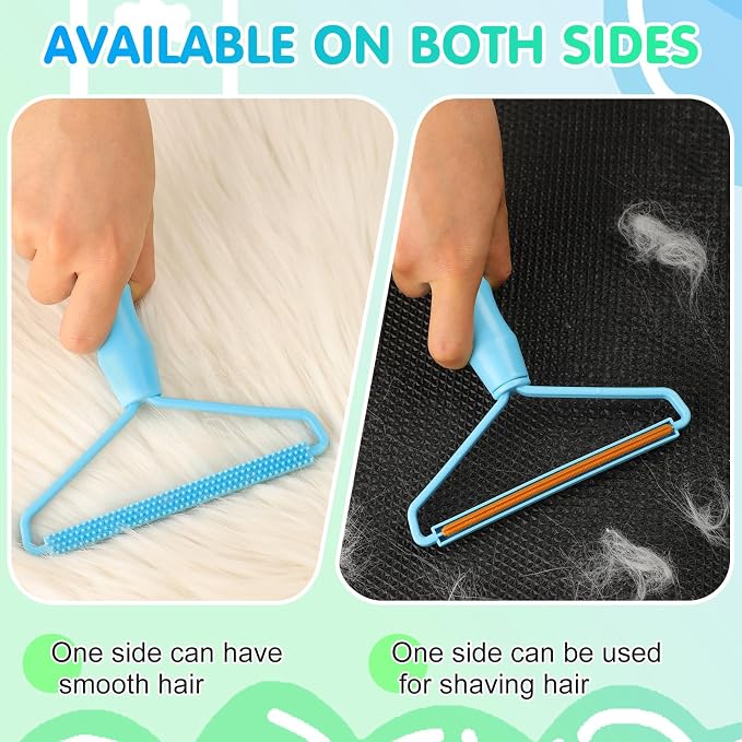 Honeydak 3 Pieces Hair Remover Tool Dog Hair Remover Pro Silicone Cleaner Brush - Image 6