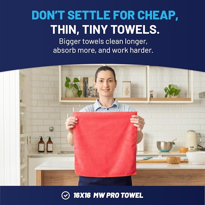 MW Pro Microfiber Cleaning Cloth | Black - Image 3