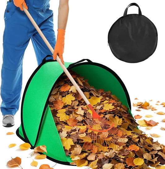 2025 New 60 Gallon Pop-Up Foldable Leaf Collector, Portable LeafBag, 600D by Unknown