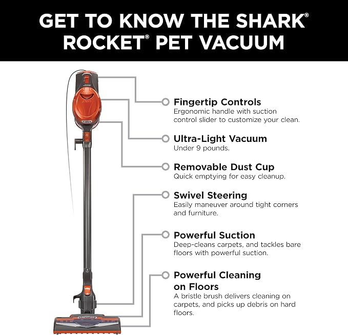 Shark Rocket Ultra-Light Corded Bagless Vacuum - Image 12