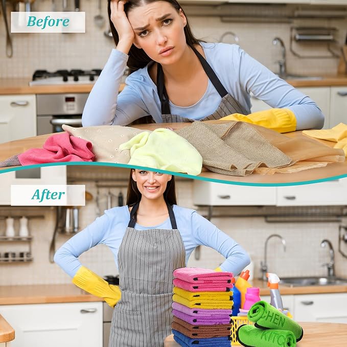 Microfiber Cleaning Cloth Set - Image 4