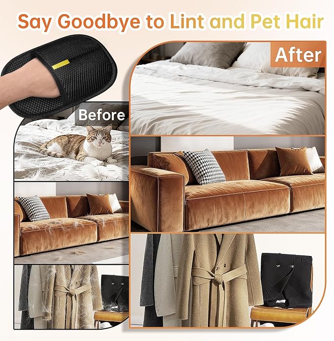 Electrostatic Pet Hair Remover Glove - Image 5