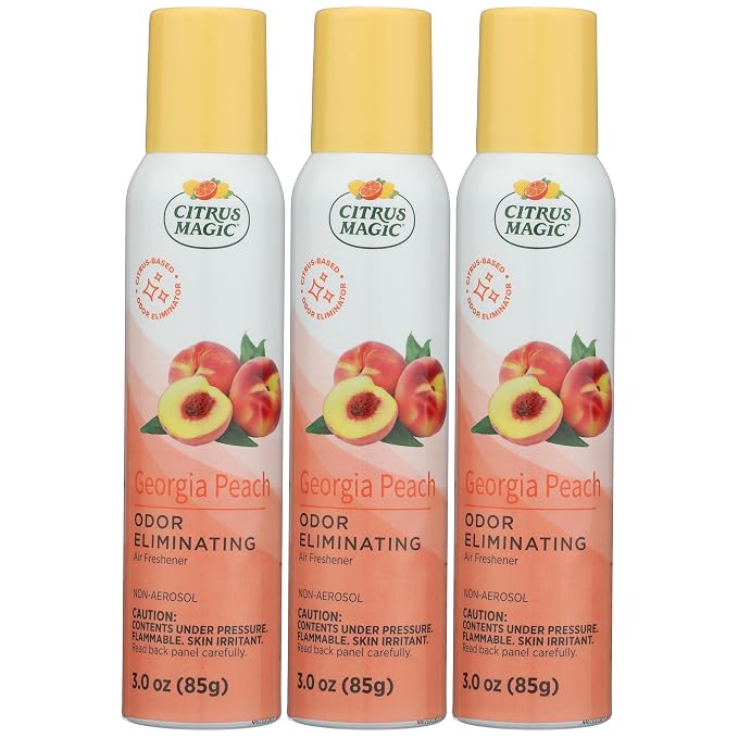Citrus Magic Odor Eliminating Air Freshener Spray, Georgia Peach by CitrusMagic