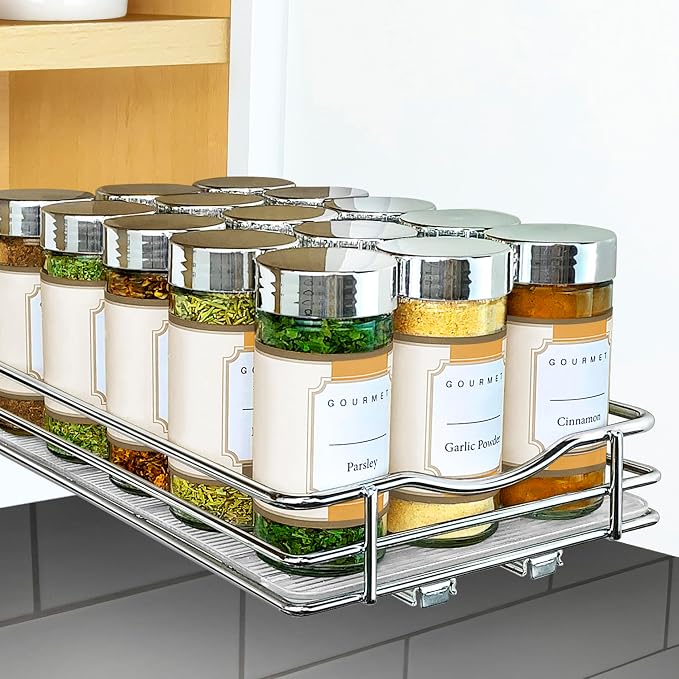 LYNK PROFESSIONAL® Pull Out Spice Rack Organizer by LYNKPROFESSIONAL