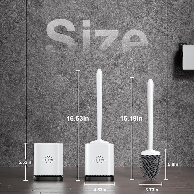 Sellemer Toilet Brush and Holder Set - Image 8