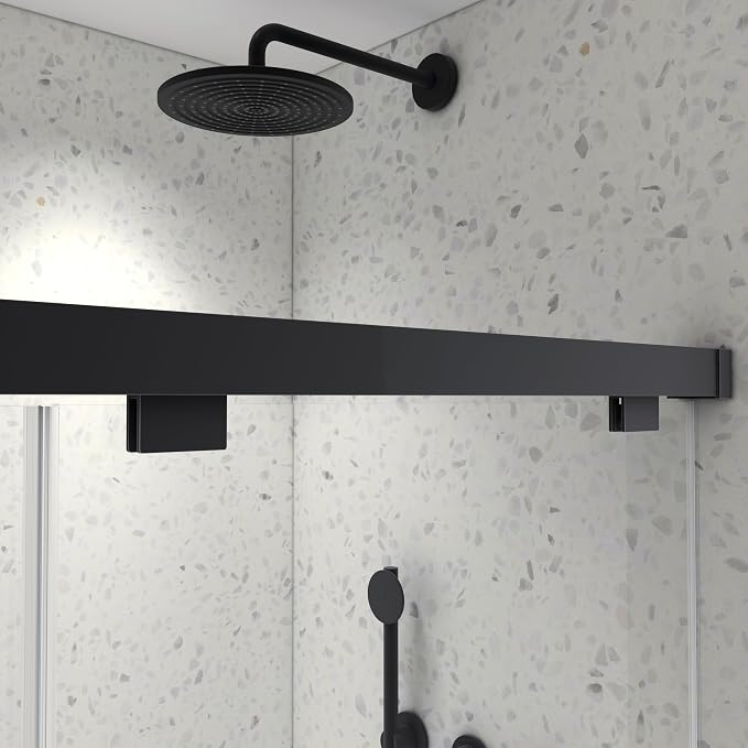 Favfurish Frameless Shower Door 54"x76"-5/16" Tempered Glass Double Sliding - Image 4