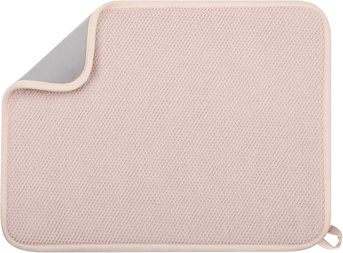 Microfiber Dish Drying Mat Happy New Year, Super Absorbent Kitchen Dish Drying by GeeRic