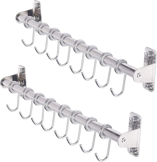 Dseap Kitchen Hooks for Hanging Utensils, Hanging Pot Rack, Kitchen Utensil by Dseap
