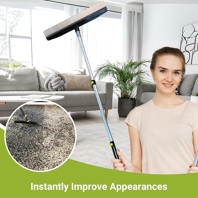 Room Groom Carpet Rake and Groomer - Image 6