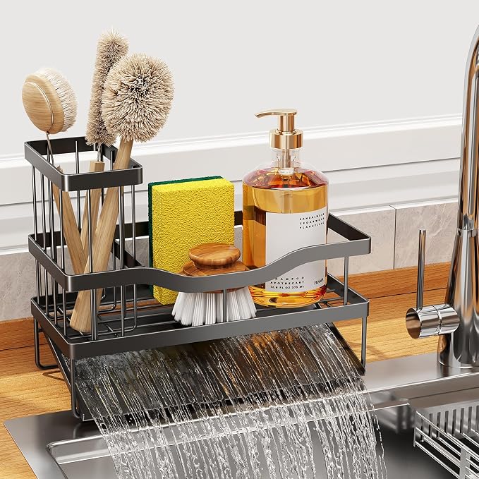 Sponge Holder for Kitchen Sink, Mecyfaty Sink Caddy by TheMecyfaty