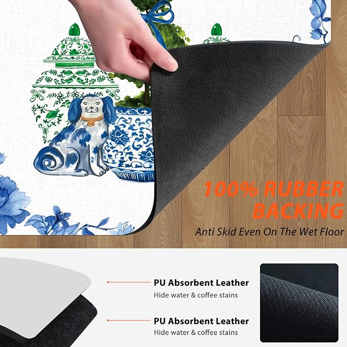 Chinoiserie Dish Drying Mat - Image 7