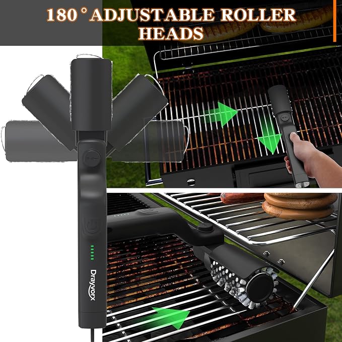 Electric Grill Brush, Cordless Electric BBQ Grill Cleaner - Image 3