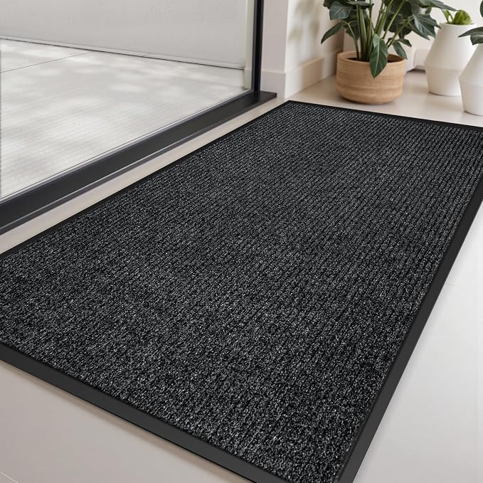 Vicwe Indoor Outdoor Door Mat, Non-Slip Washable Doormats Entrance Mats by Vicwe