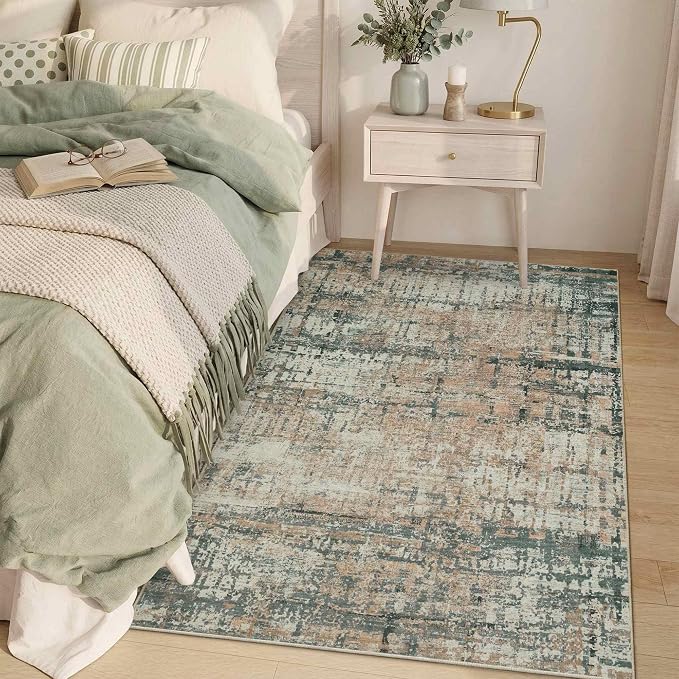 3x5 Washable Entryway Rug, Non Slip Boho Runner Rugs - Image 3