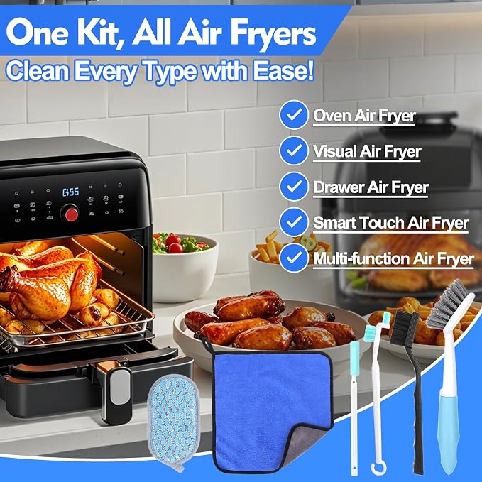 XANGNIER Air Fryer Cleaner Brush Kits - Image 4