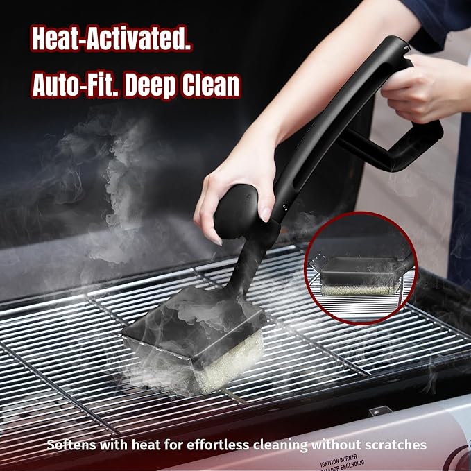 Grill Brush Bristle Free with Aramid Fiber - Image 4