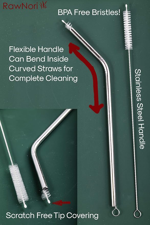 2 Drinking Straw Cleaning Brush Long - Image 4