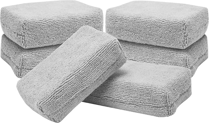 VIKING Microfiber Applicator Pads, Rectangular Polishing Pad, Cleaning Pads by VikingCarCare