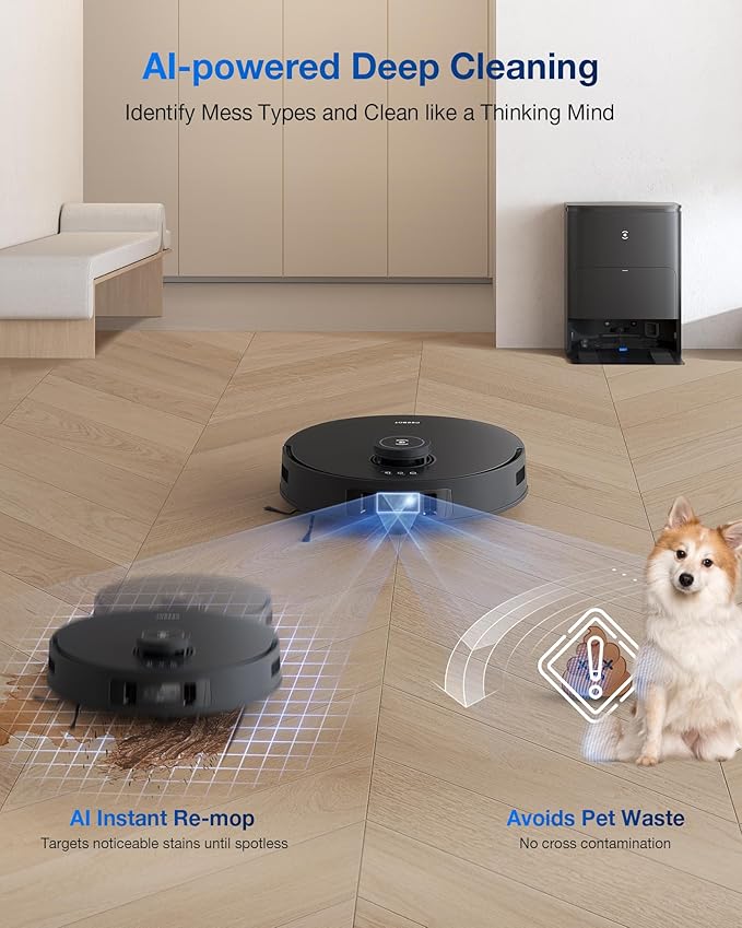ECOVACS DEEBOT T30S PRO Robot Vacuum and Mop, TruEdge Adaptive Edge Mopping - Image 6