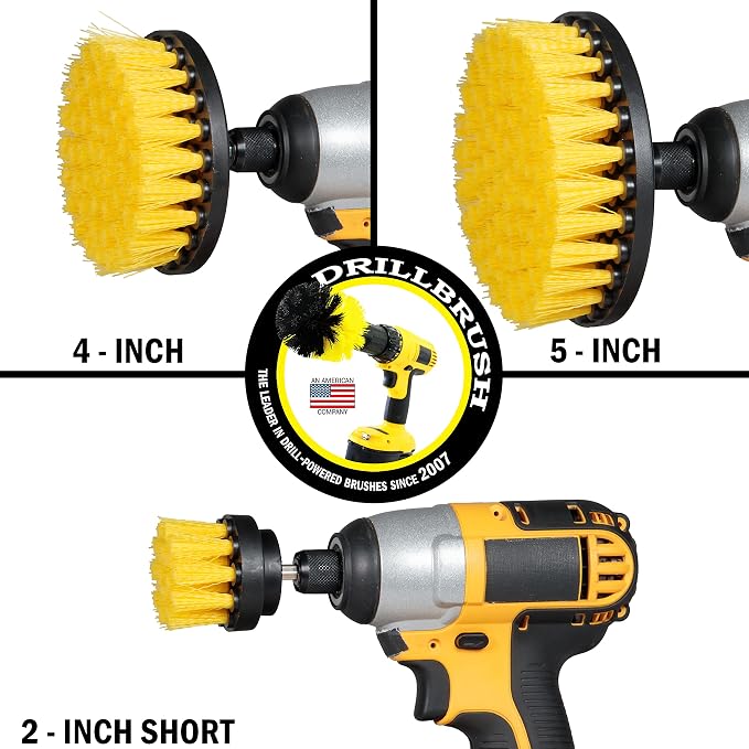 House Cleaning Supplies – Cleaning Drill Brush Set - Image 7