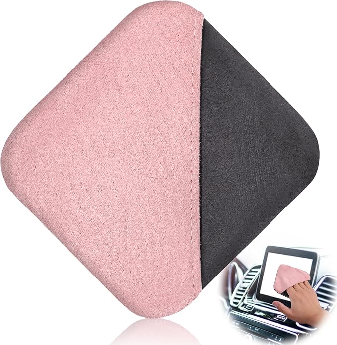 Pink Car Screen Cleaner Microfiber Auto Screen Cleaning Pad, Auto Touchscreen by Unknown