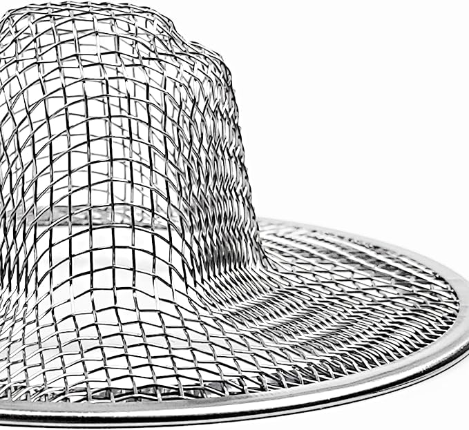 50pcs Mesh Sink Strainer, 2.75" Top/1" Stainless Steel Slop Basket Filter Trap - Image 4