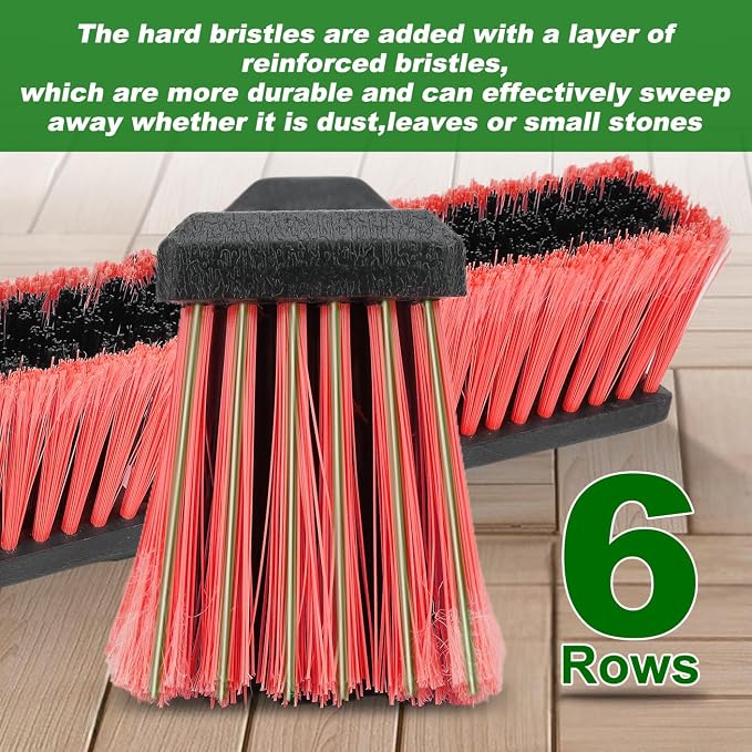 18 Inches Push Broom Outdoor- Heavy Duty Commercial Broom - Image 3