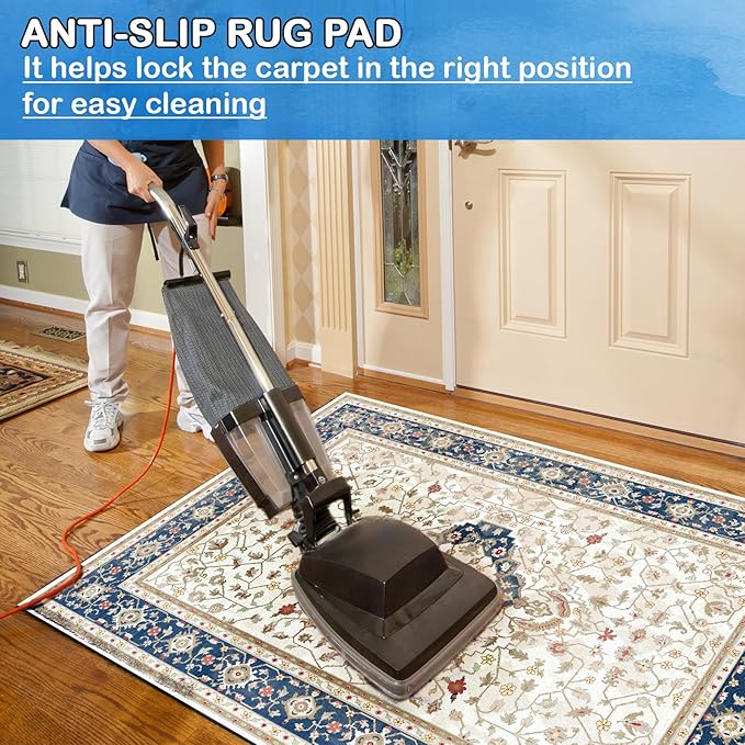 Non-Slip Rug Pads 10 x 14 ft, 100% Waterproof Extra Large Area Rugs Non Skid - Image 4